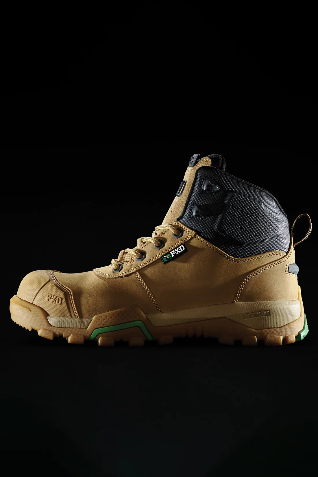 FXD WB-2 Safety Boot Zip Black / Stone / Wheat – US Sizing