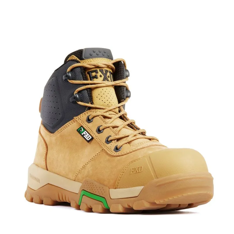 FXD WB-2 Safety Boot Zip Black / Stone / Wheat – US Sizing