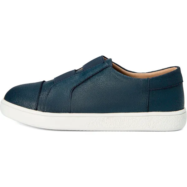 GENTS by Age of Innocence Connor Supple Leather Elasticated Webbing Strap Sneakers, Navy