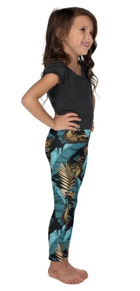 Golden Butterflies Kid's Leggings