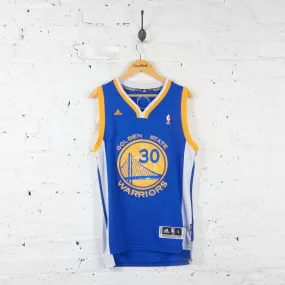 Golden State Warriors Curry Basketball Vest Jersey - Blue - S