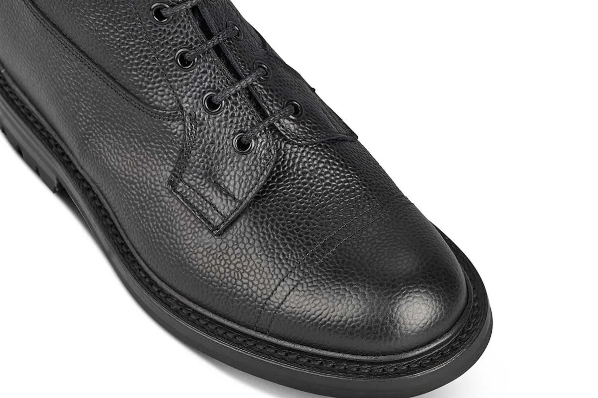 Grassmere Country Boot - Black Scotch Grain - 6 Fitting