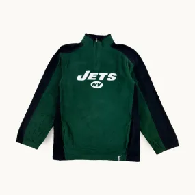 Green 90s Reebok Jets Fleece Sweatshirt (L)