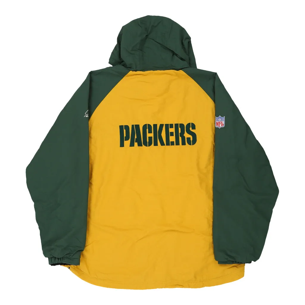 Green Bay Packers Reebok NFL Jacket - 2XL Yellow Polyester