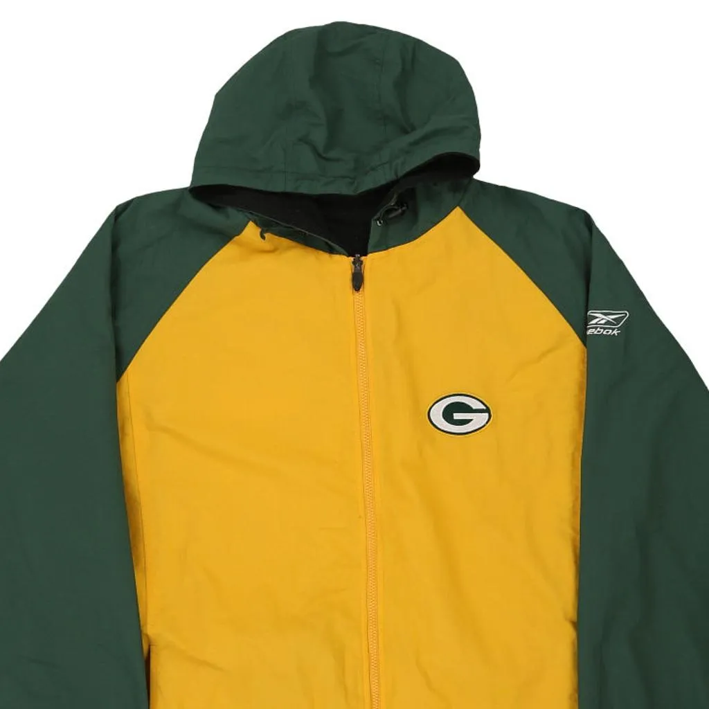 Green Bay Packers Reebok NFL Jacket - 2XL Yellow Polyester