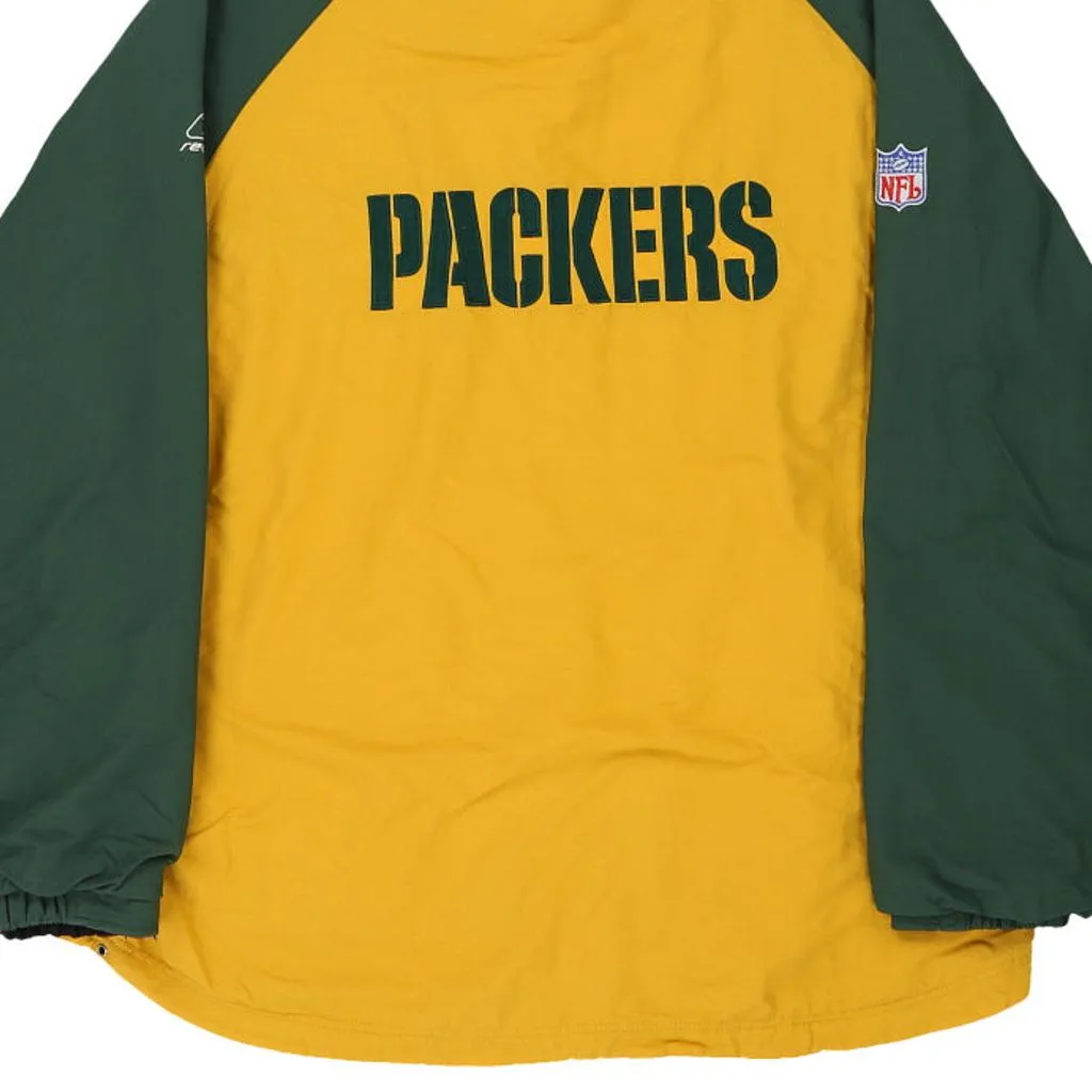 Green Bay Packers Reebok NFL Jacket - 2XL Yellow Polyester