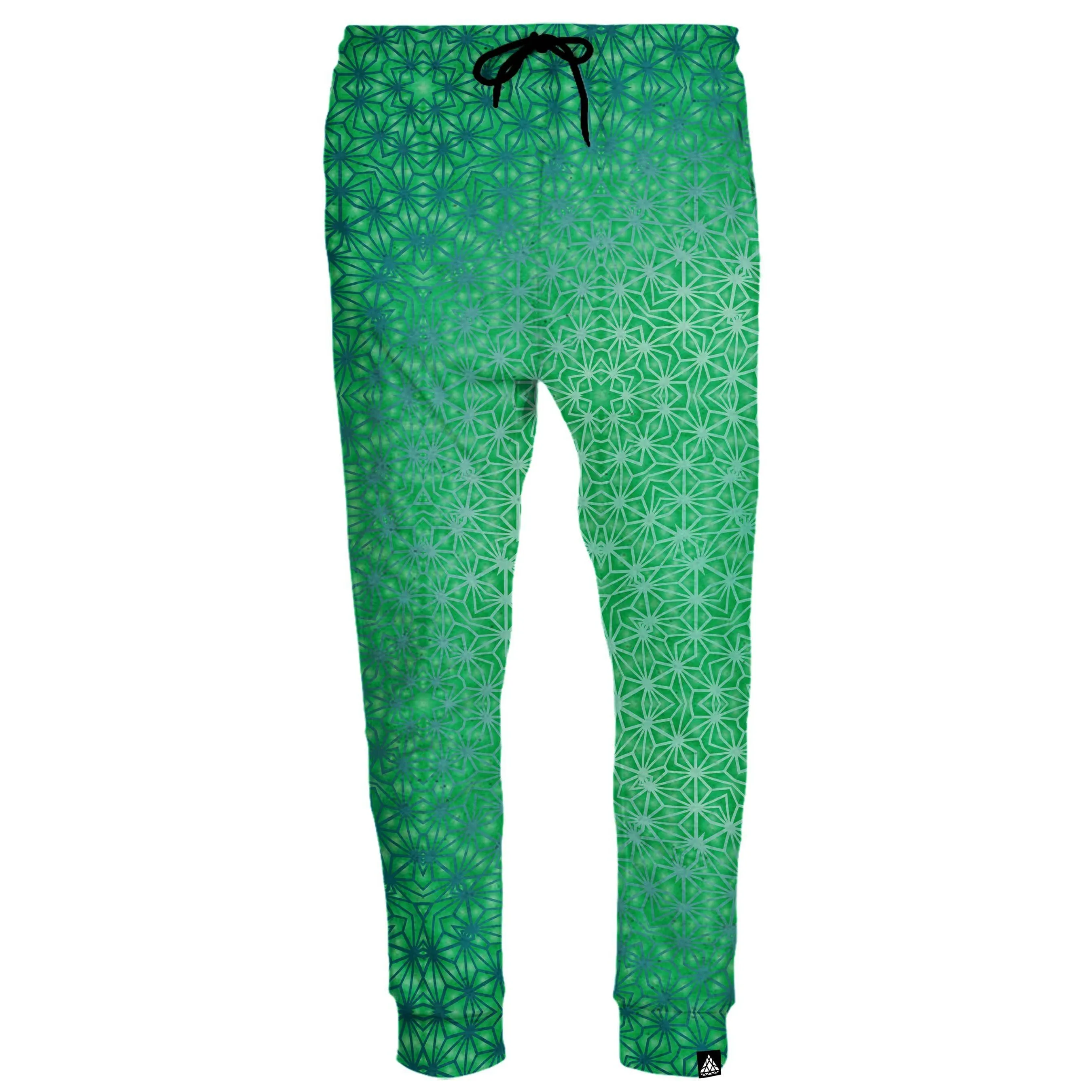 GREEN COSMIC STARGRID JOGGERS