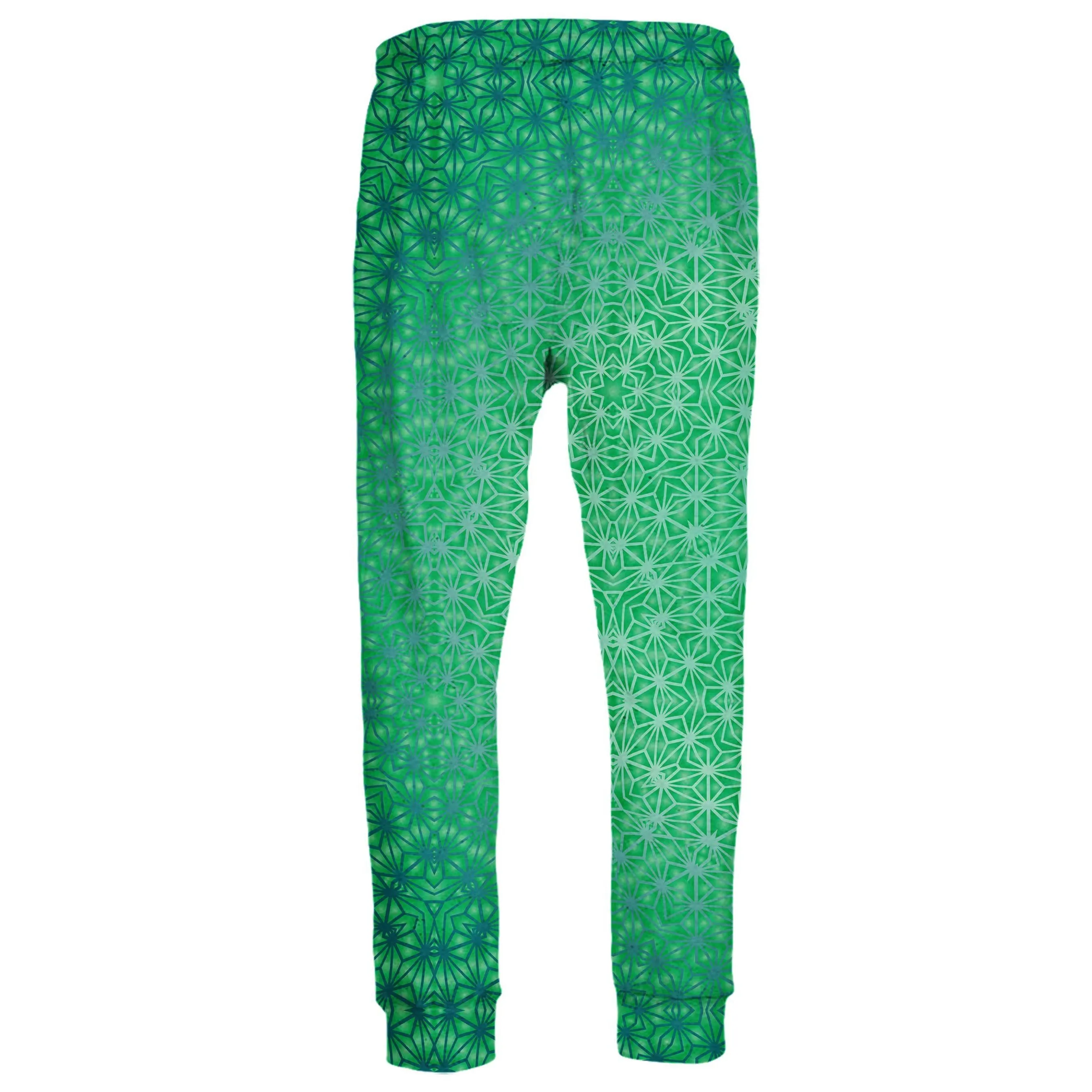 GREEN COSMIC STARGRID JOGGERS