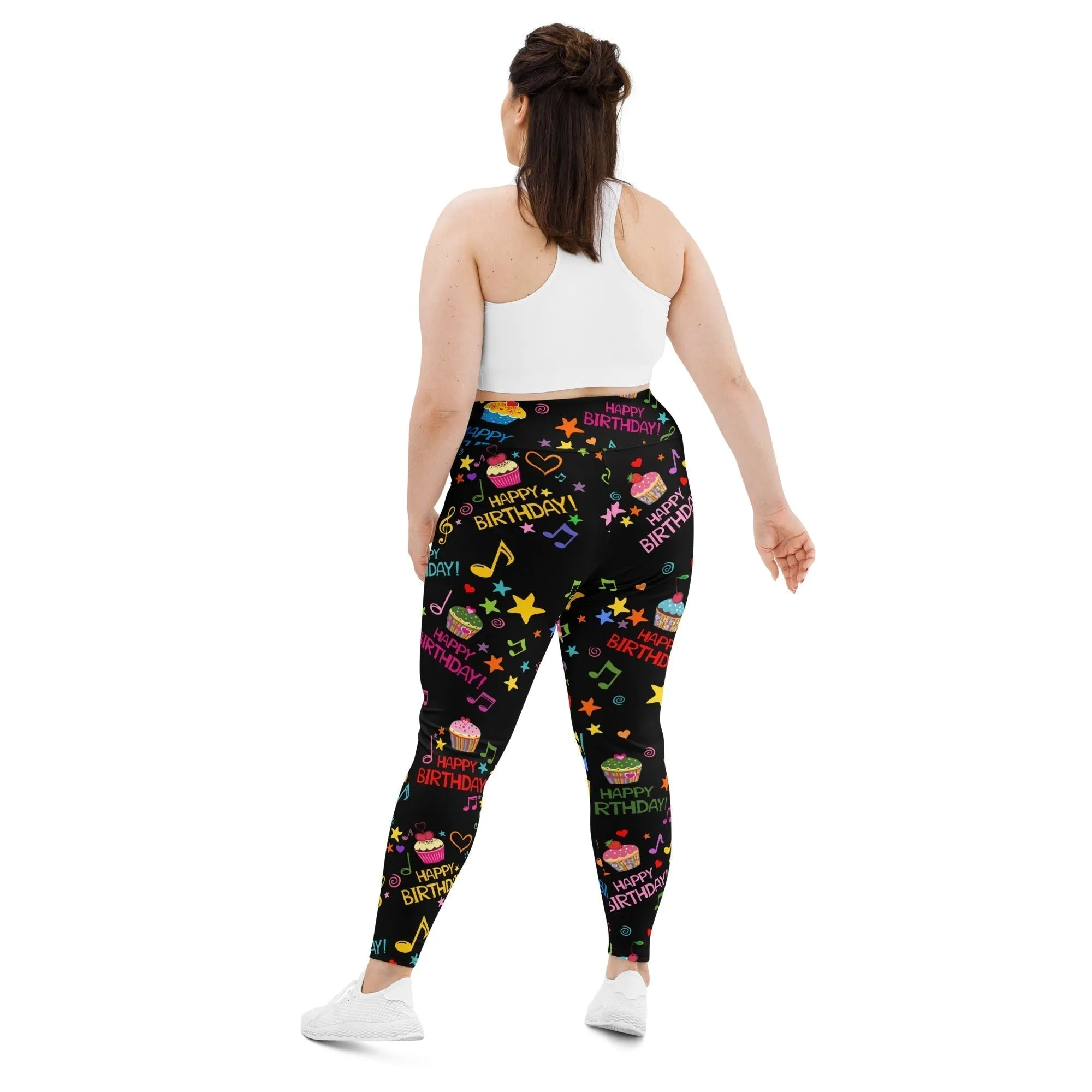 Happy Birthday Plus Size Leggings