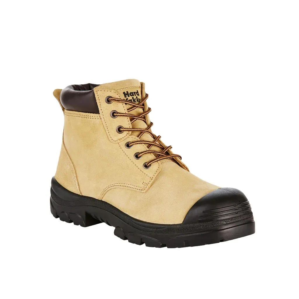 Hard Yakka Gravel Lace Up Steel Toe Safety Boot - Sand (Y60085)-