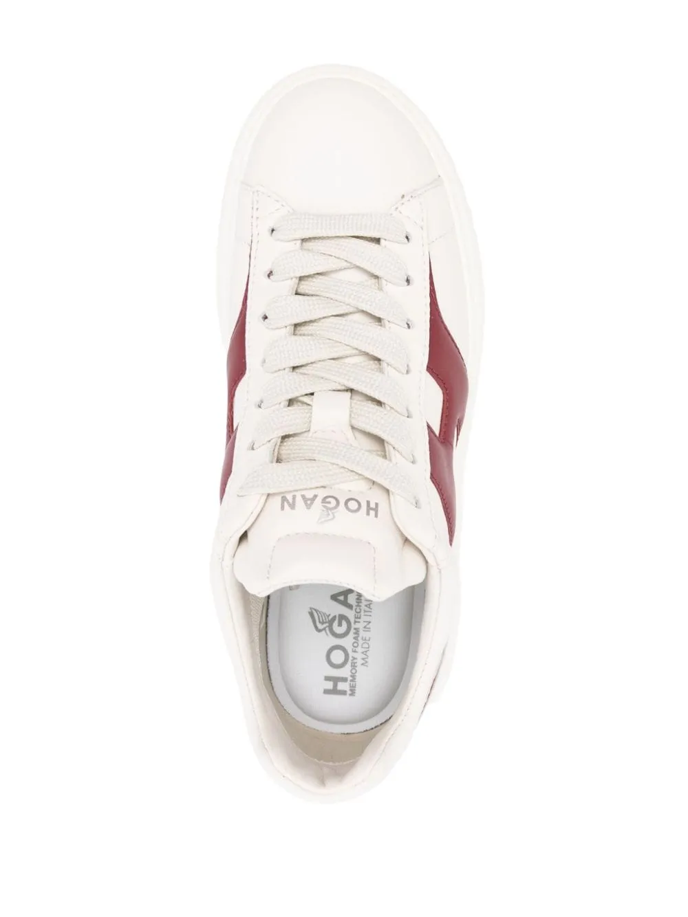 Hogan Pre    Hogan Pre H Striped Leather Sneakers