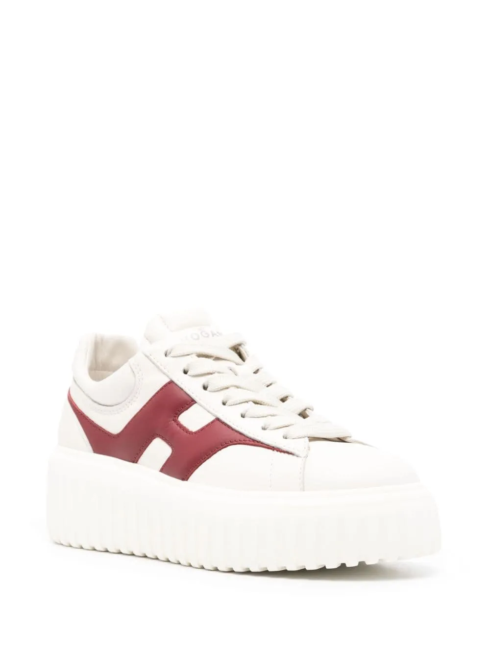 Hogan Pre    Hogan Pre H Striped Leather Sneakers