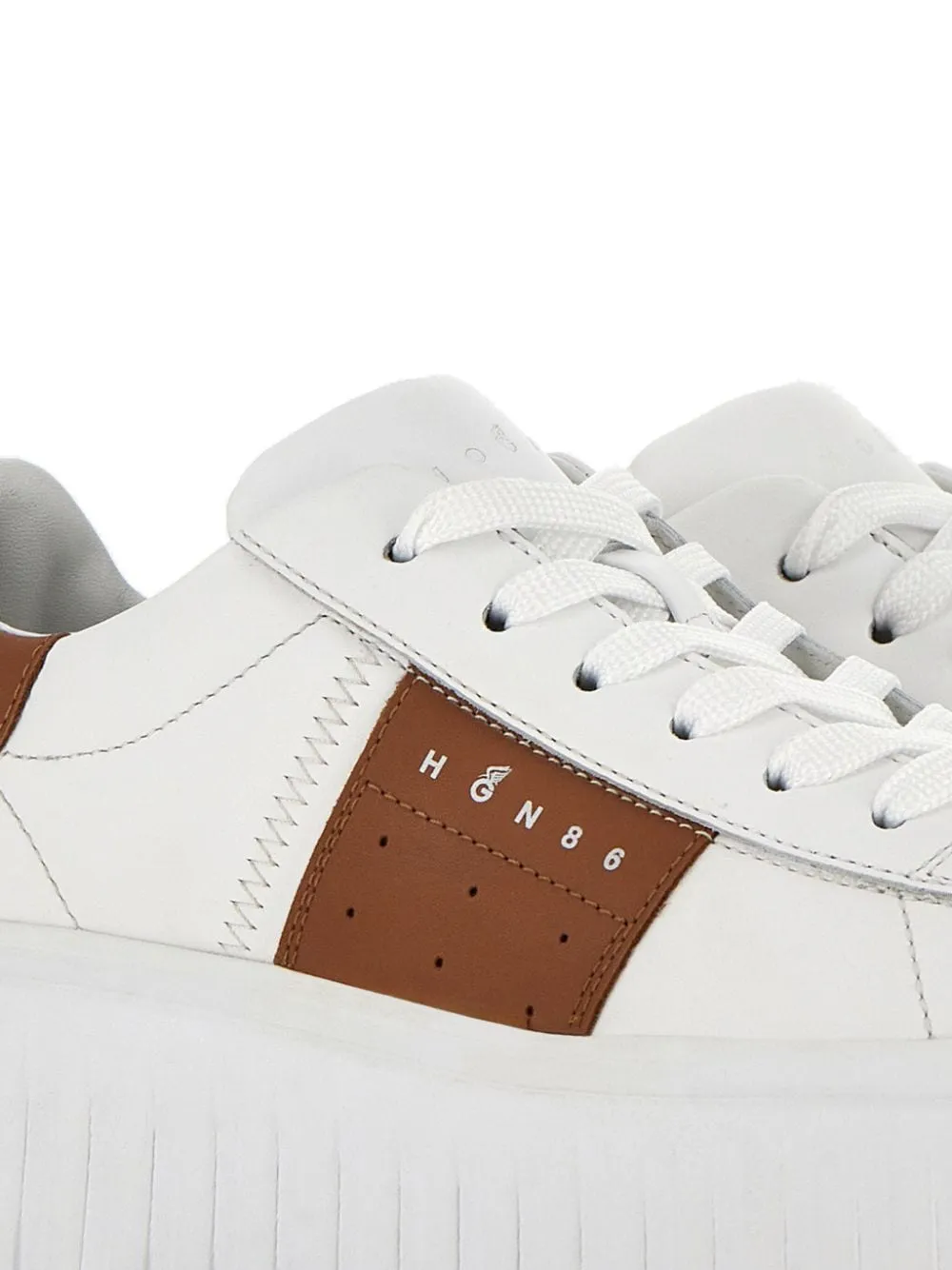 Hogan Pre    Hogan Pre H Stripes Leather Sneakers