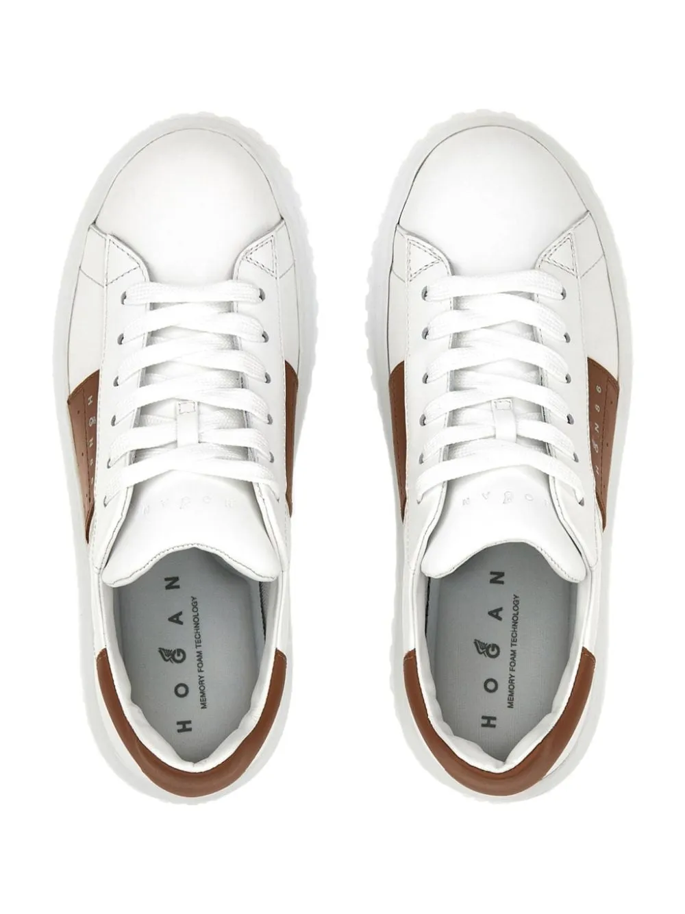 Hogan Pre    Hogan Pre H Stripes Leather Sneakers