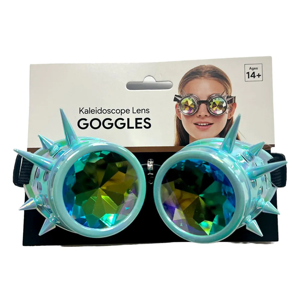 iLLASPARKZ Kaleidoscope Lens Steampunk Elastic Goggles