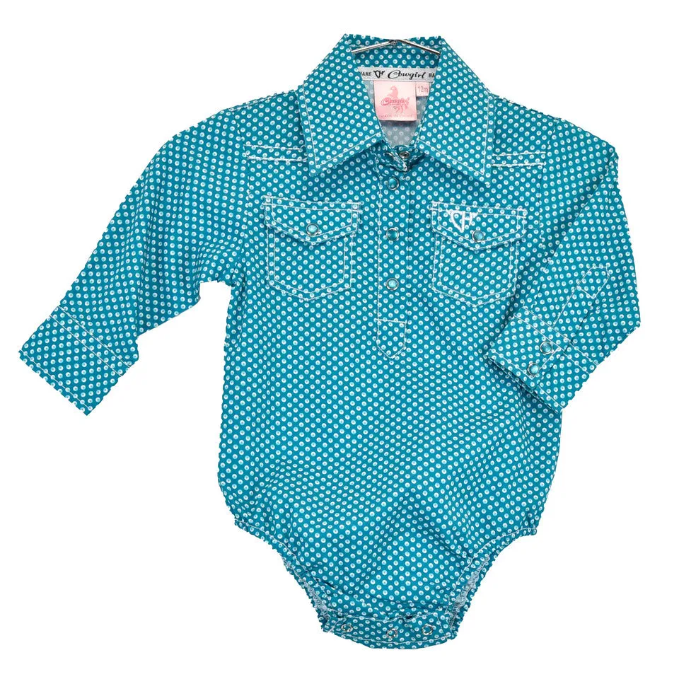 Infant Girl's Cowgirl Hardware Romper #825523R-393-I