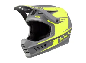 iXS Xact Evo Full Face Helmet - Lime-Graphite