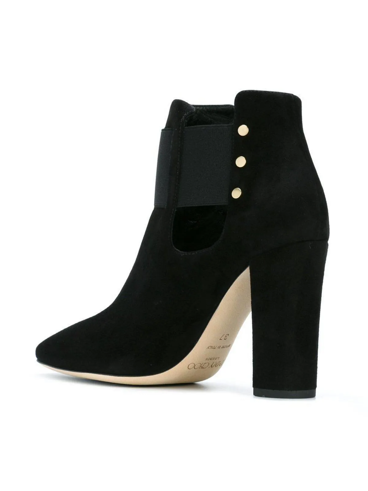 Jimmy Choo Mercy 95 Suede Ankle Boot - Black