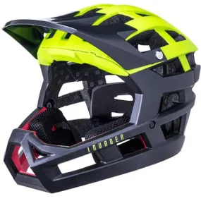 Kali Invader Enduro Helmet - Solid Matt Fluro Yellow-Black