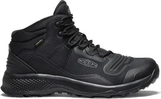 KEEN Men's Tempo Flex Mid Waterproof Boot Triple Black