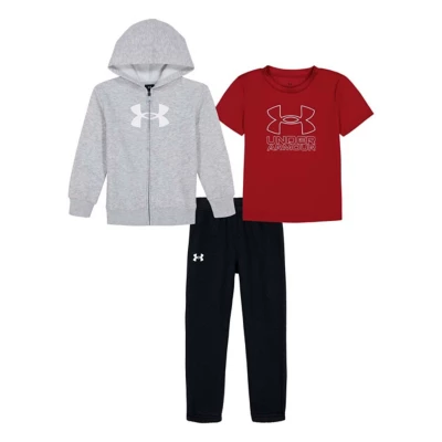 Kids' Under Armour Rival Hoodie,T-Shirt Set