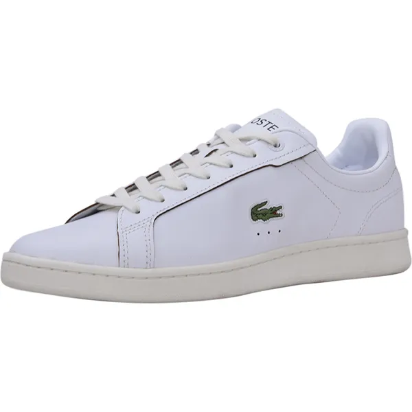 Lacoste Men's Carnaby-BL21-1 Sneakers Lace Up Low Top White/White Sz. 12