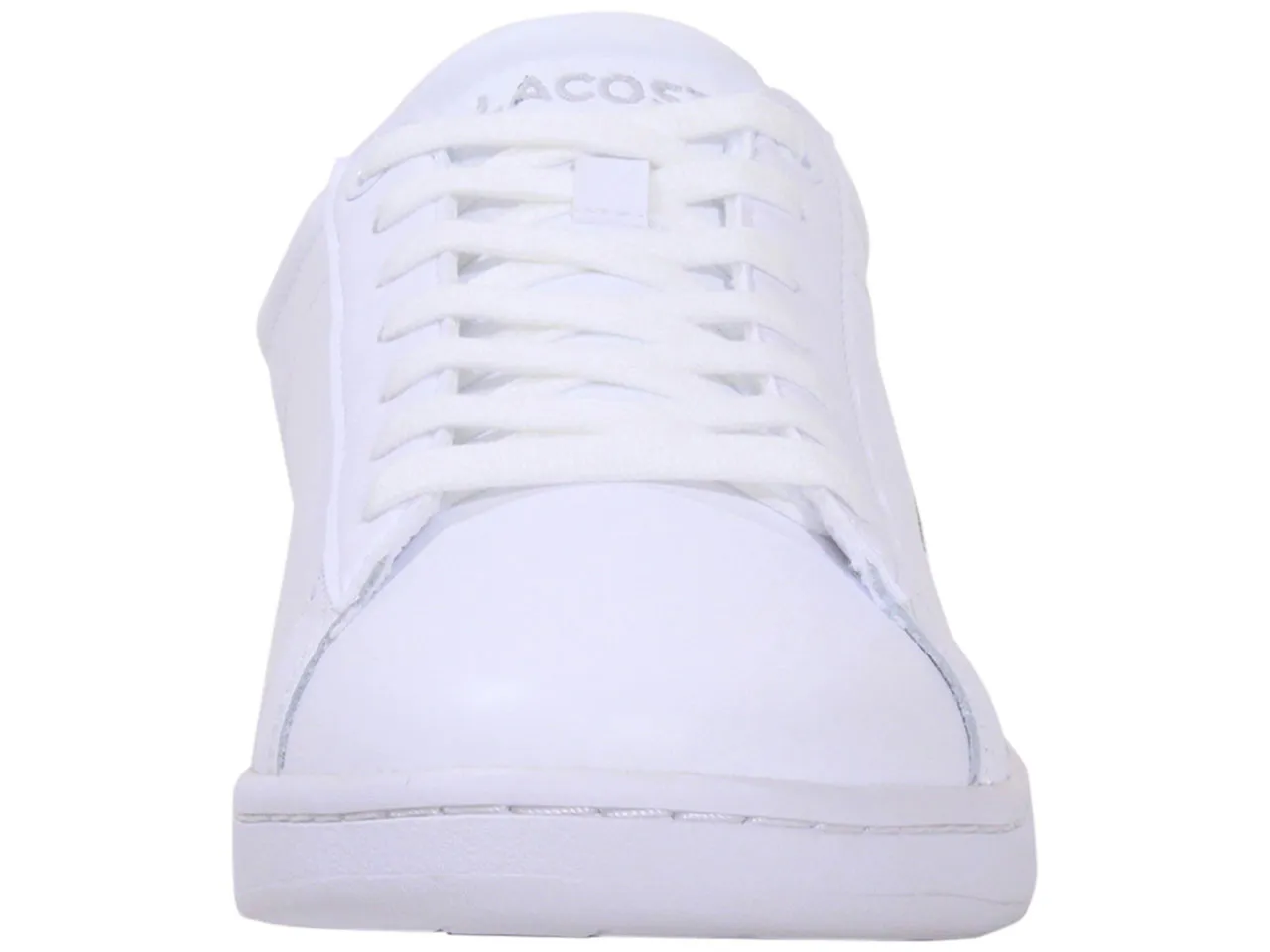 Lacoste Men's Carnaby-BL21-1 Sneakers Lace Up Low Top White/White Sz. 12