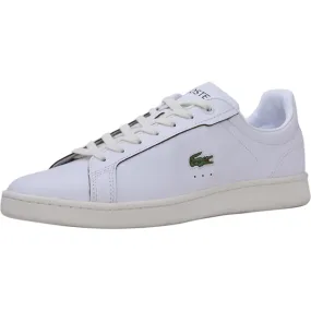 Lacoste Men's Carnaby-BL21-1 Sneakers Lace Up Low Top White/White Sz. 12