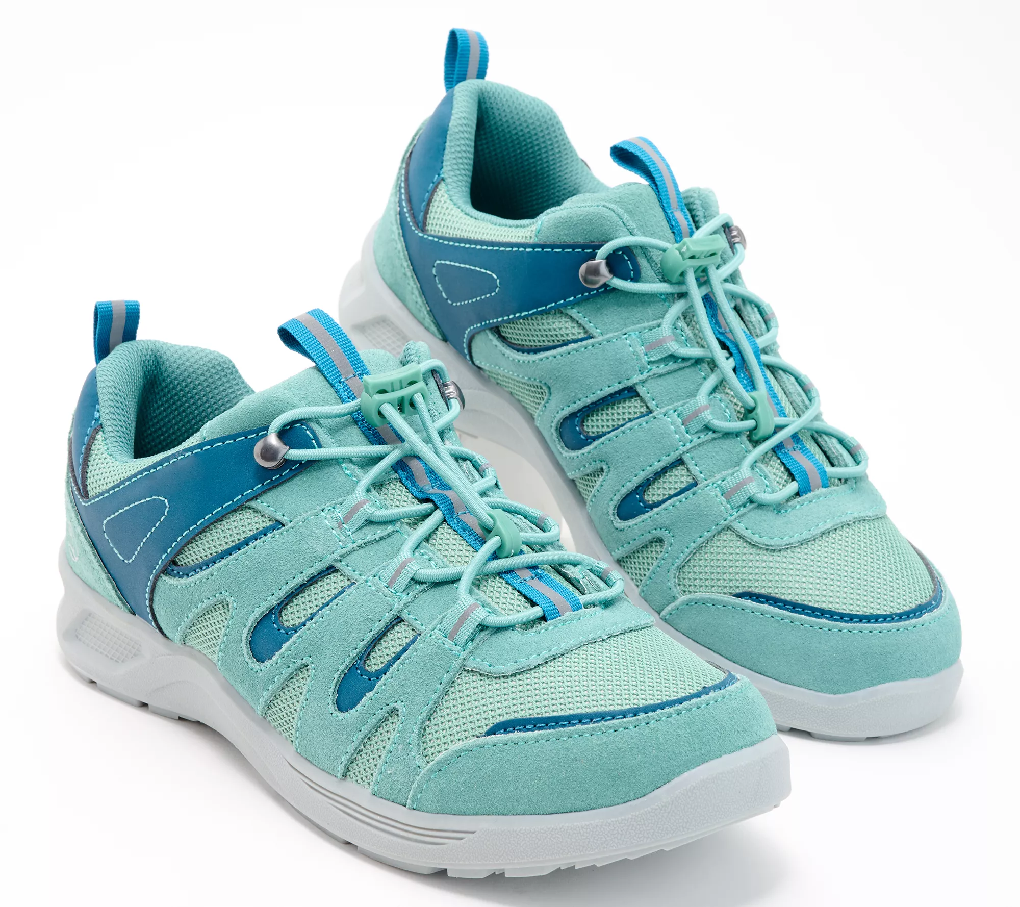 Lands' End Bungee Leather Trail Sneakers - Trekker