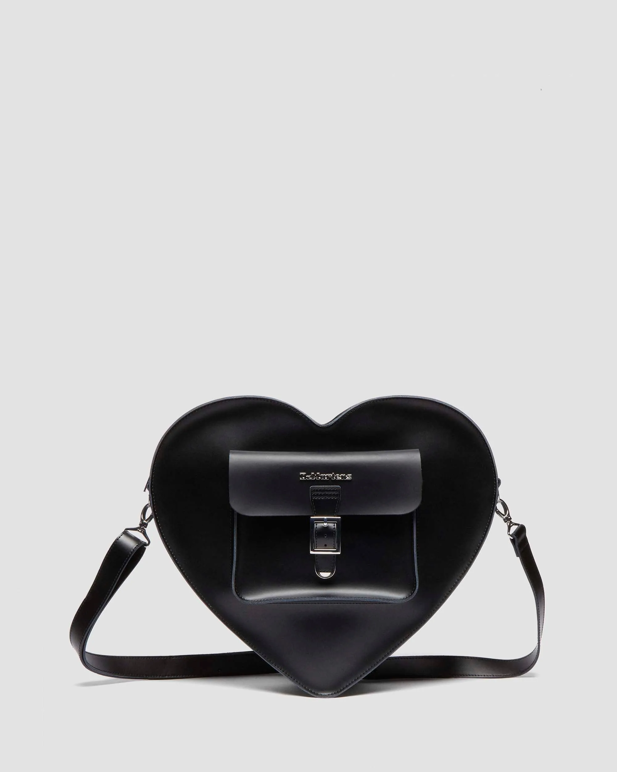 Large Leather Heart Shaped Bag