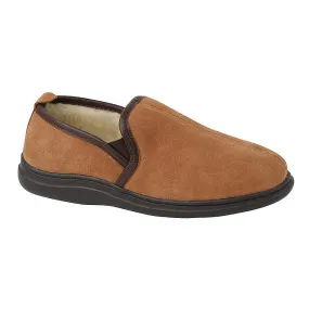 LB EVANS MEN'S KLONDIKE SADDLE SUEDE SLIPPER