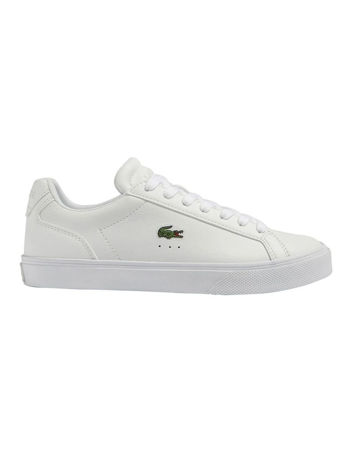 Lerond Pro Baseline Leather Sneakers in White/Pink