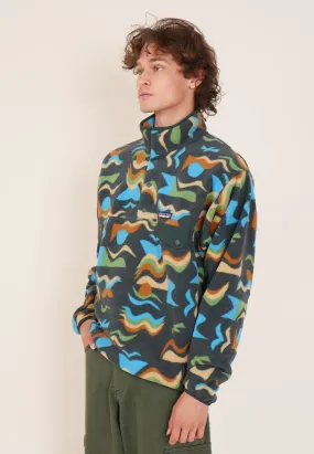 Lightweight Synchilla Snap-T Pullover - arctic collage/northern green