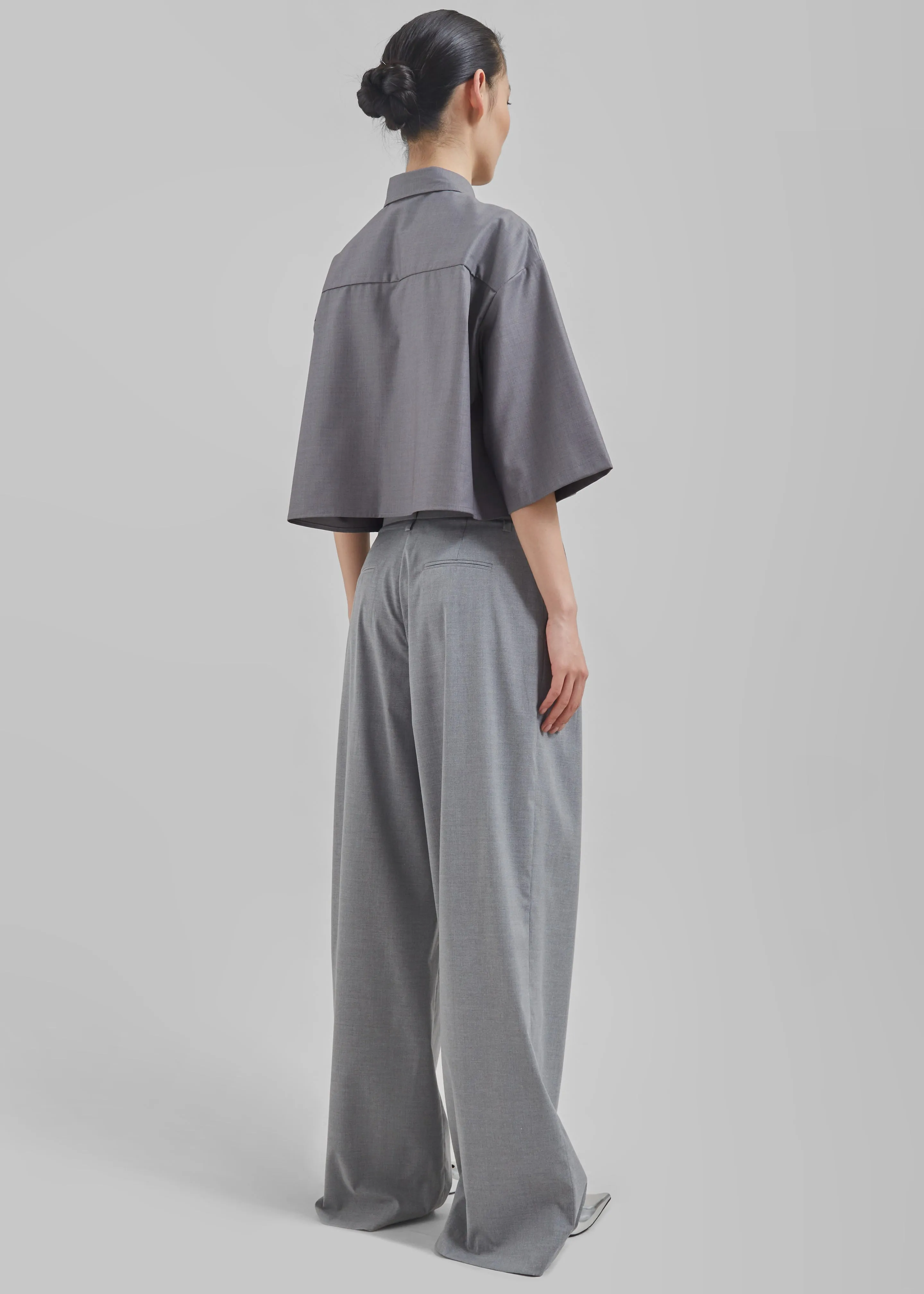 Linna Trousers - Light Grey