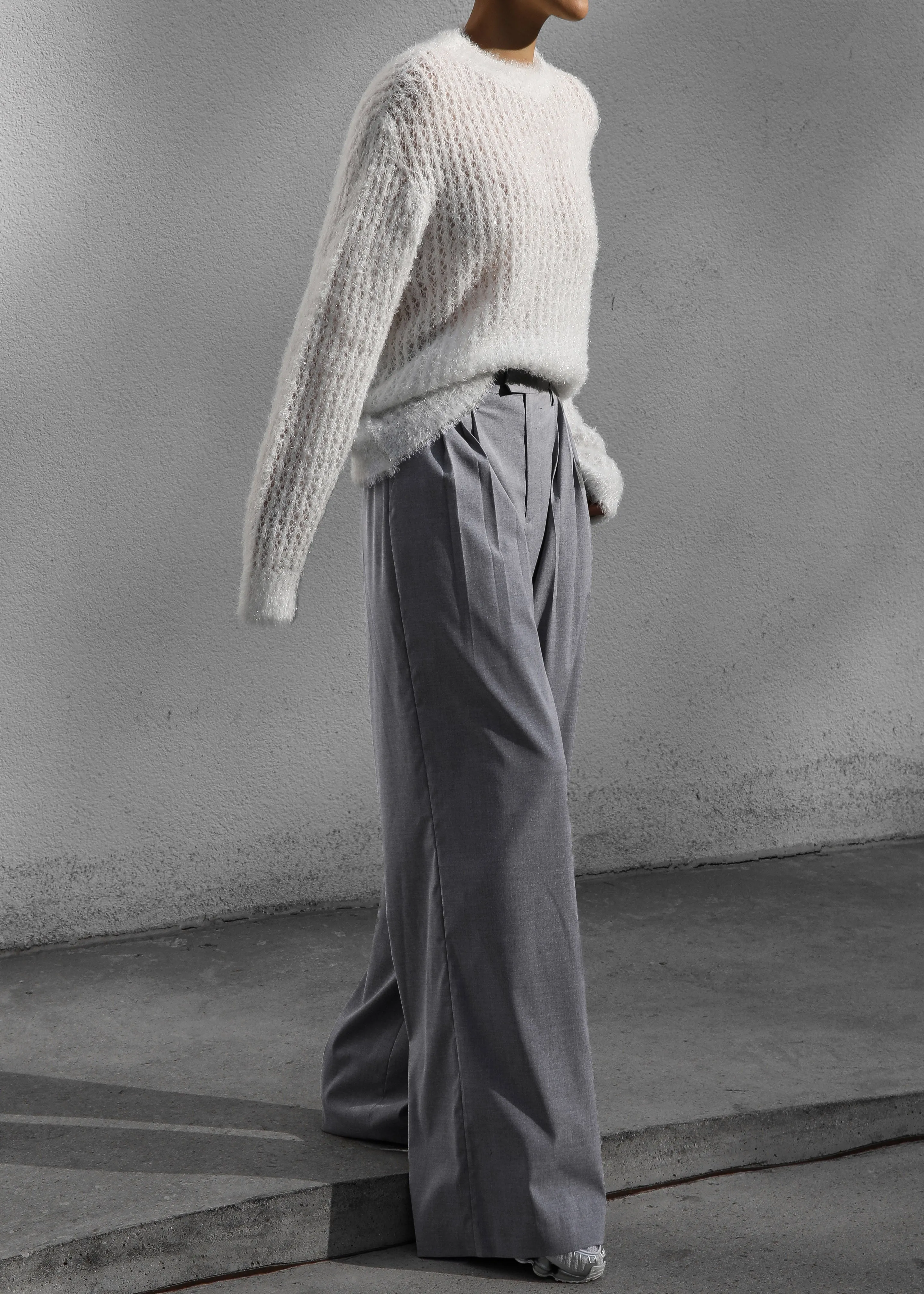 Linna Trousers - Light Grey