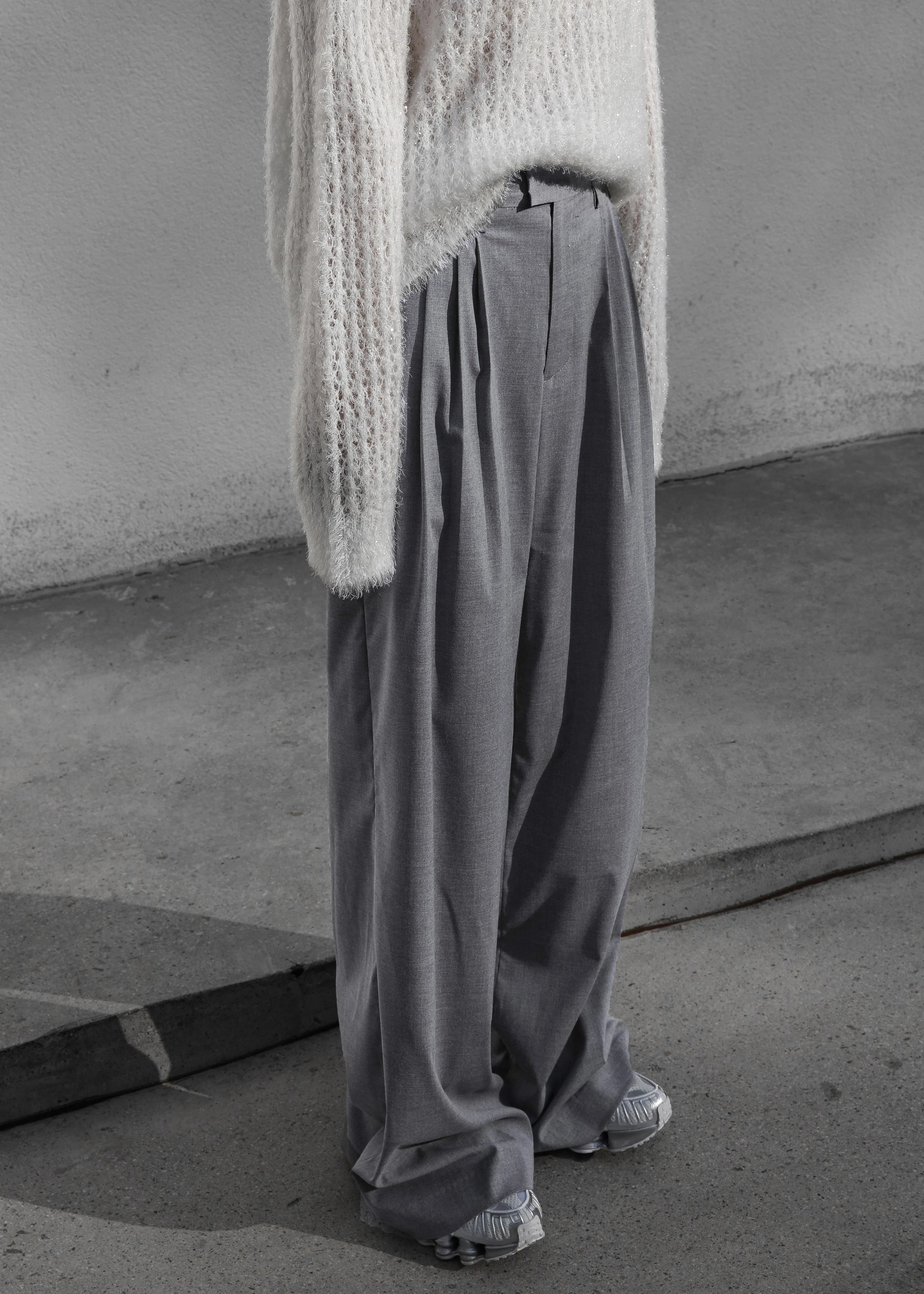 Linna Trousers - Light Grey