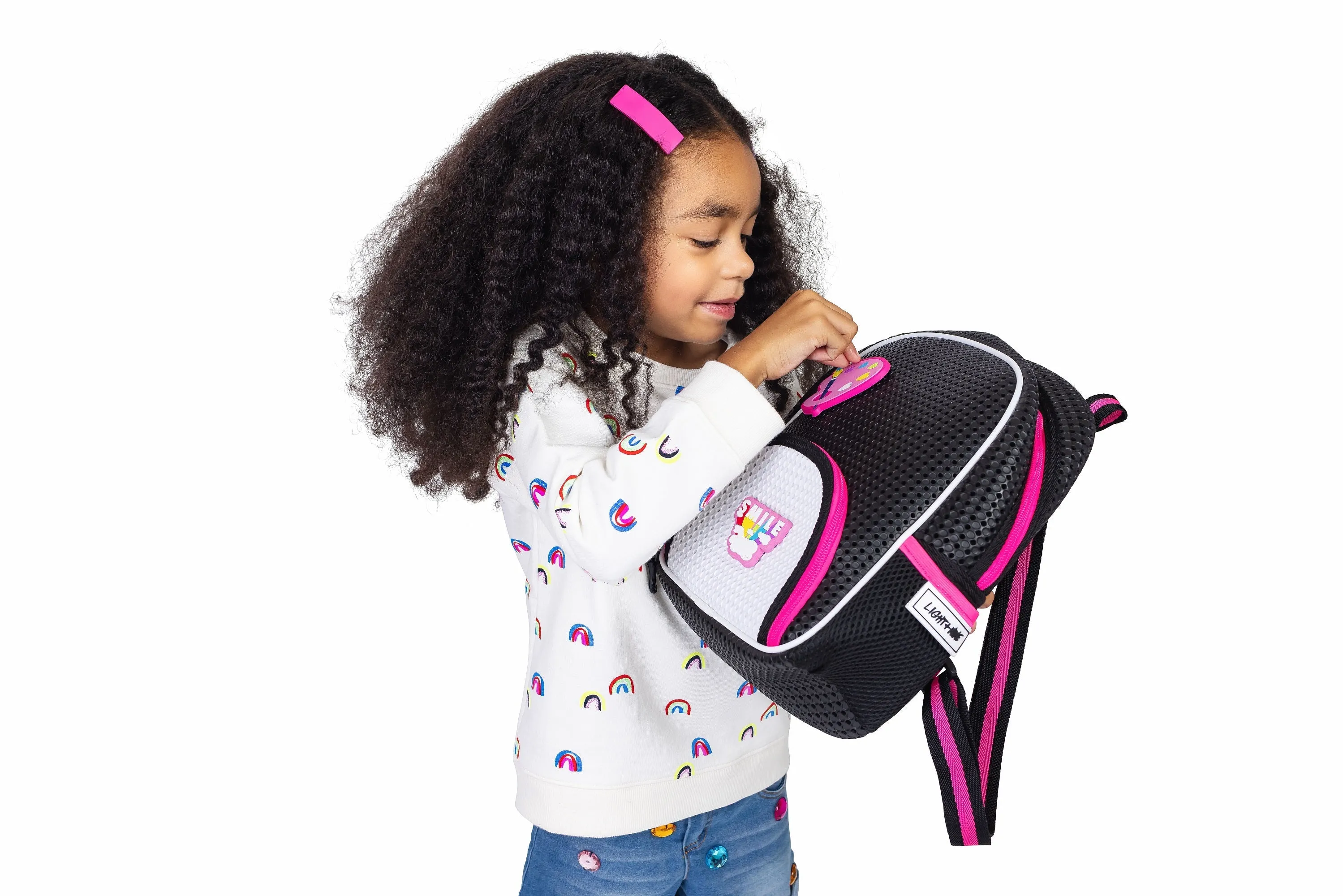 Little Starter Backpack Neon Pink with Nimix Fairy Set