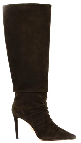 LOLA CRUZ  LOLA CRUZ HIGH BOOT BROWN