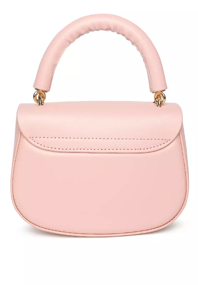 London Rag Stout Mini Handbag In Pink