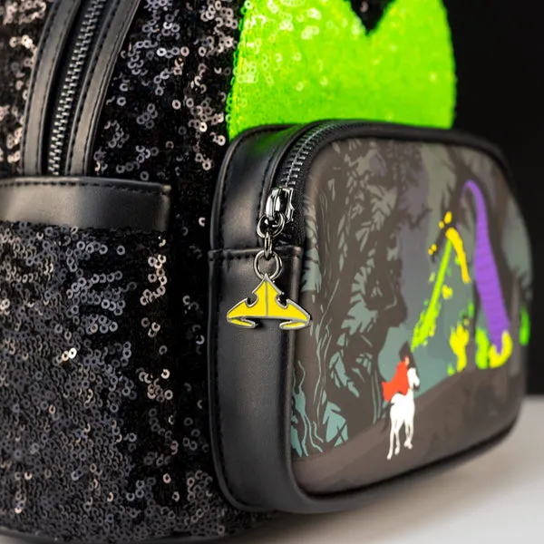 Loungefly x Disney Sleeping Beauty Maleficent Sequins Mini Backpack