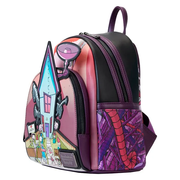 Loungefly x Nickelodeon Invader Zim Secret Lair Mini Backpack