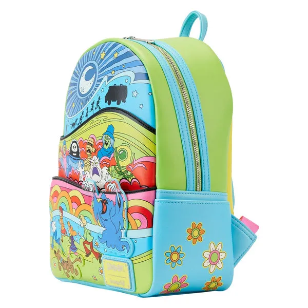 Loungefly x Scooby Doo Psychedelic Monster Chase Mini Backpack