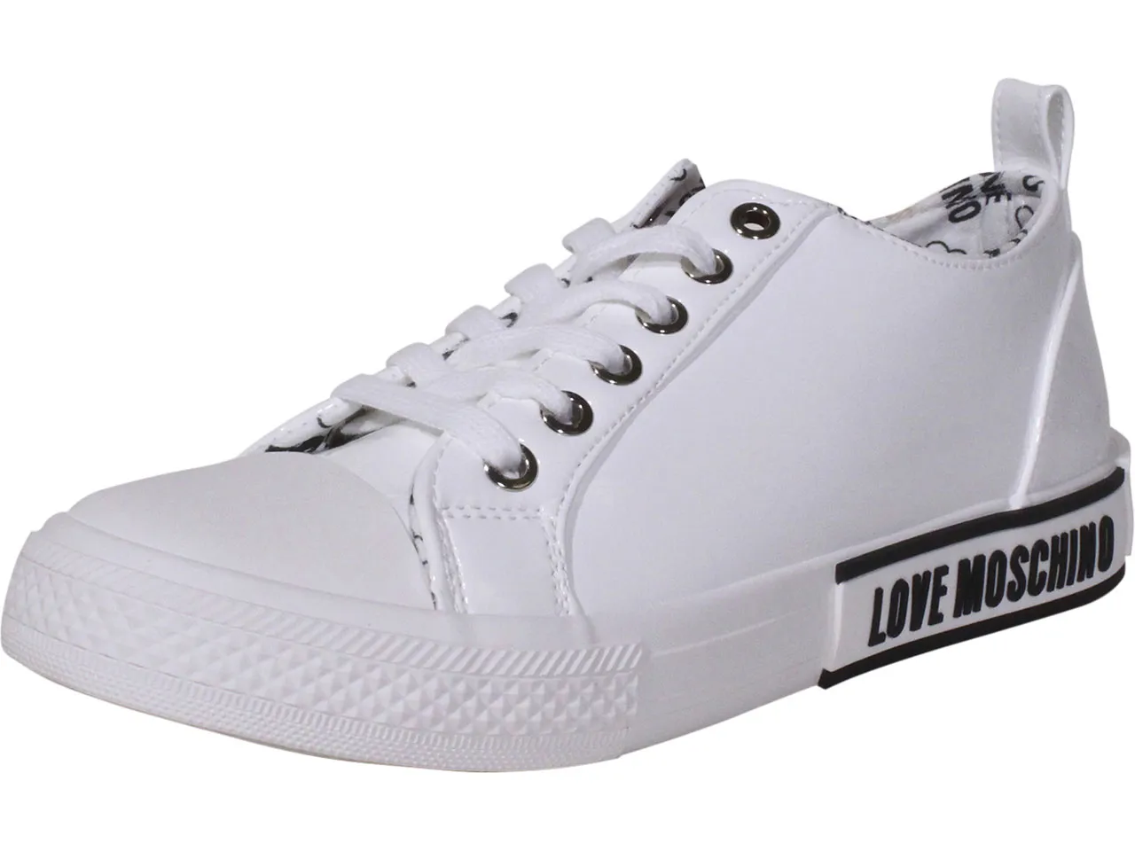 Love Moschino Women's Low Top Sneakers White Sz: 6 JA15372G0BJG0100