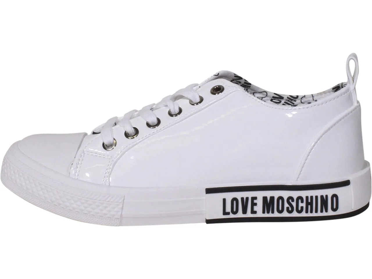 Love Moschino Women's Low Top Sneakers White Sz: 6 JA15372G0BJG0100