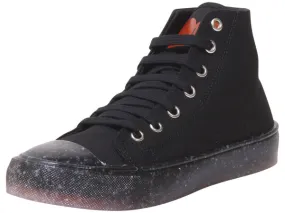 Love Moschino Women's Sneakers Canvas Mid Top Black Sz: 10 (JA15353G0CJJ0000)