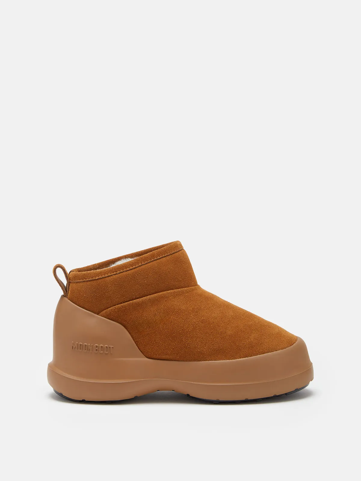 LUNA LOW SUEDE BOOT - ANTHRACITE/COGNAC/BLACK