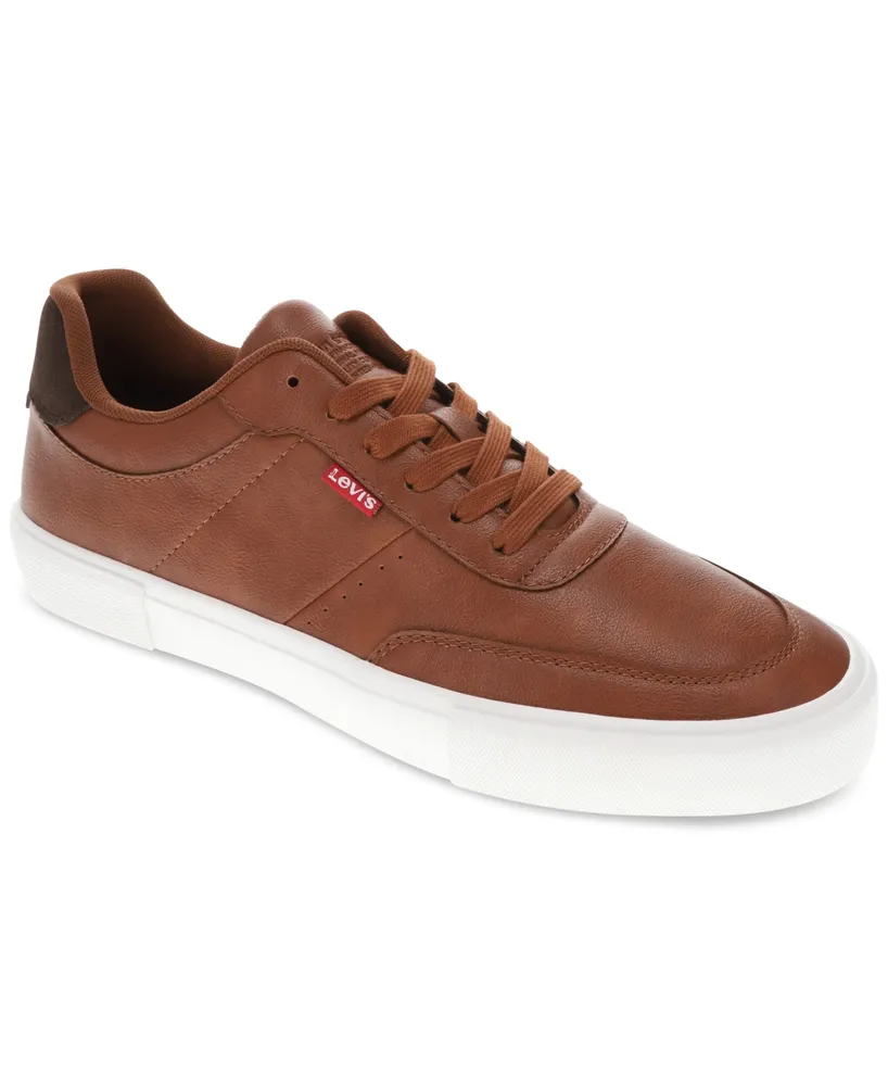 Macy's Levi's Men's Munro Faux-Leather Retro Low Top Sneakers