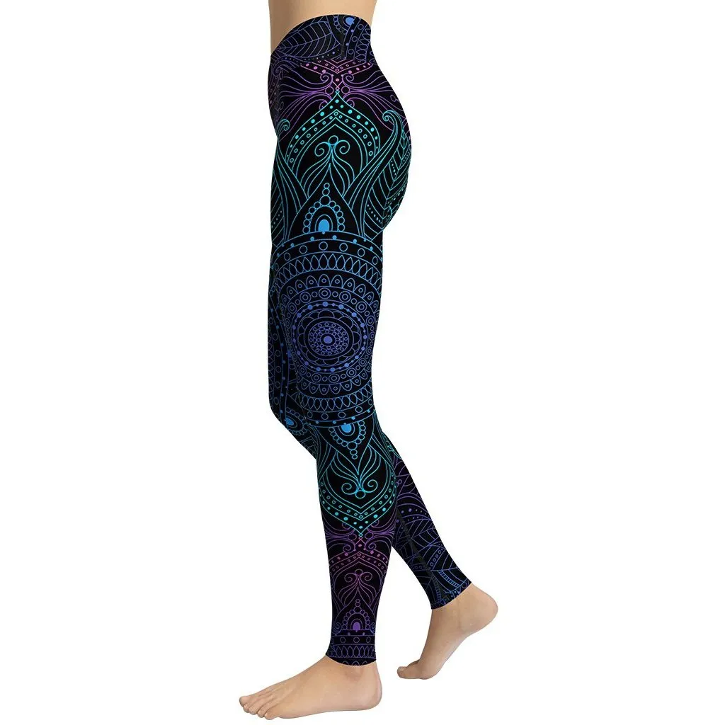 Magical Mandala Yoga Leggings