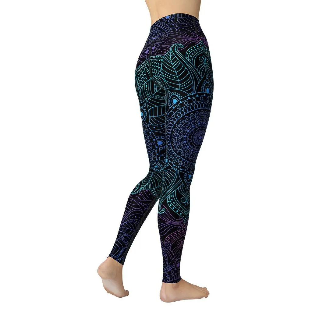 Magical Mandala Yoga Leggings