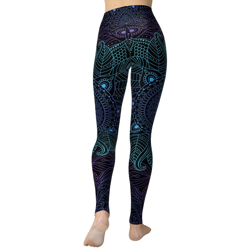 Magical Mandala Yoga Leggings